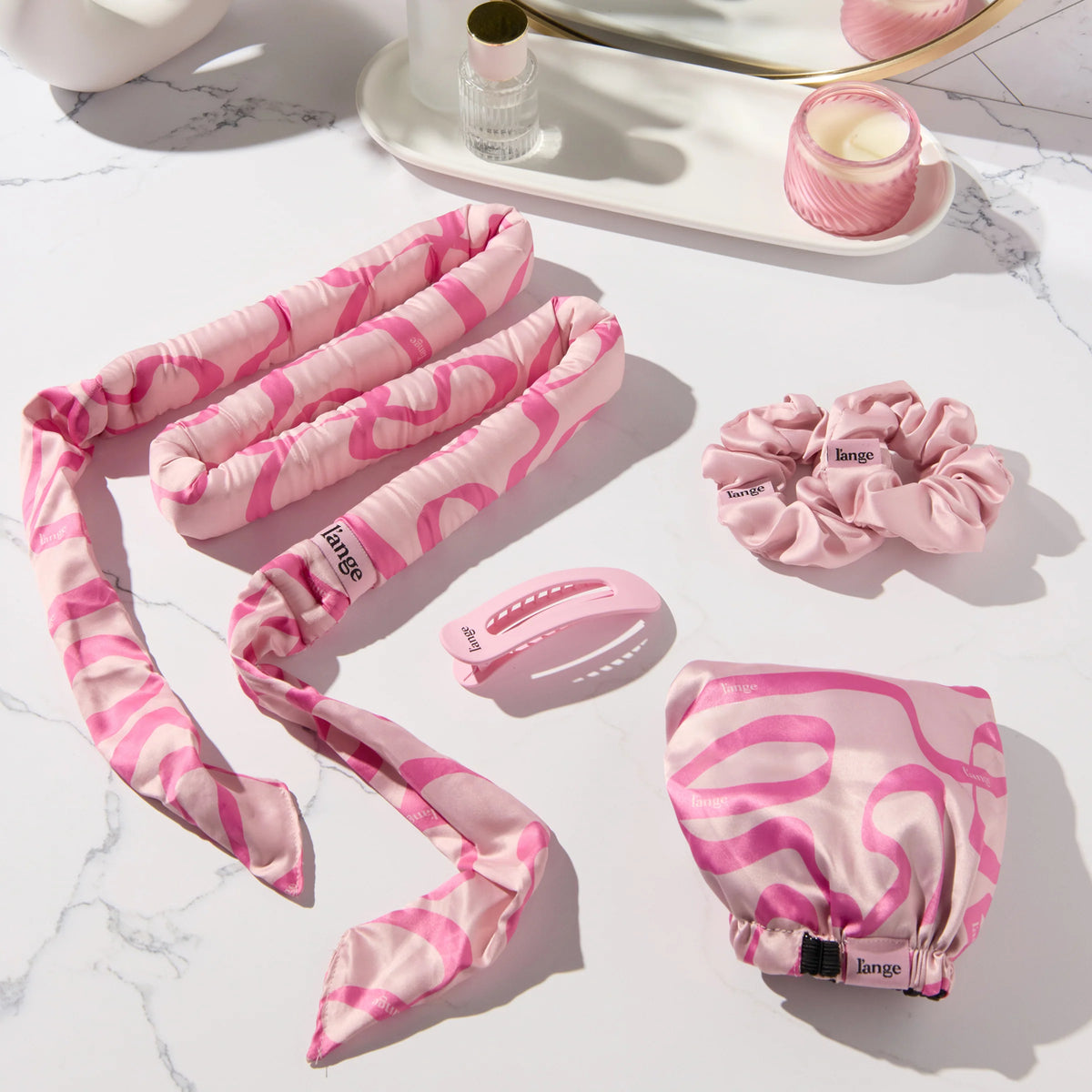 Satin Heatless Curls Set