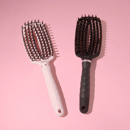 Vented Paddle Brush - Nylon Bristles with Boar