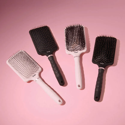 Detangling Paddle Brush - Nylon Bristles with Boar